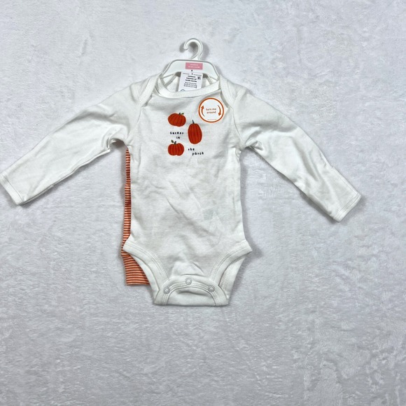 Carter's Just One You Other - Carters Just One You Newborn Pumpkin Bodysuit and Pants Set 1T195310 White